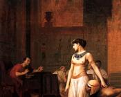 Cleopatra before Caesar - 让·莱昂·杰罗姆